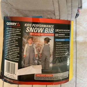 Gerry girls snow bib